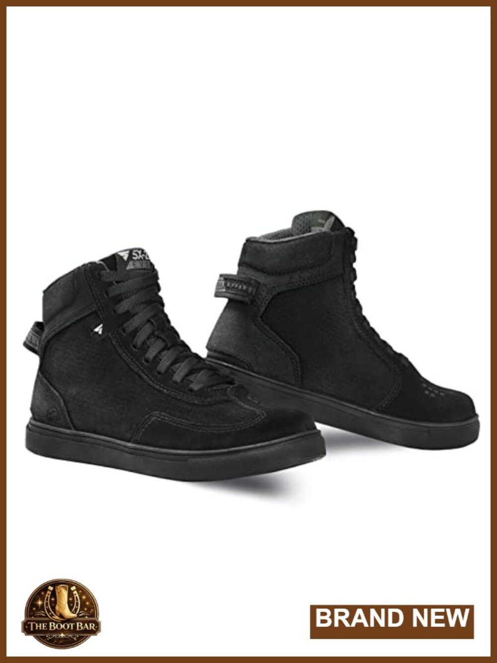 SHIMA Motorcycle Shoes Breathable Reinforced Leather Ankle Support Biker Boots